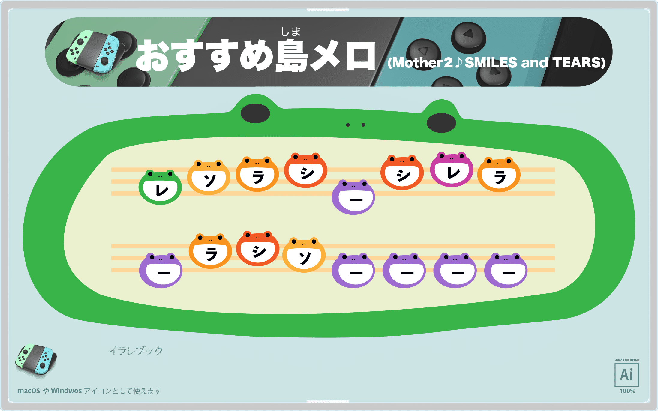 あつまれ　どうぶつの森 島メロ Mother2 SMILES and TEARS