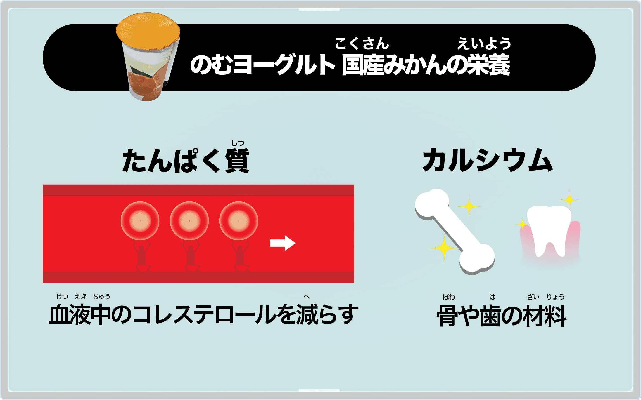 のむヨーグルト 国産みかんの栄養