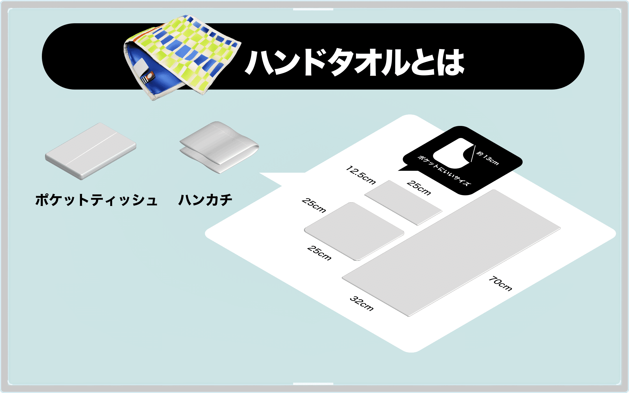 ハンドタオルとは