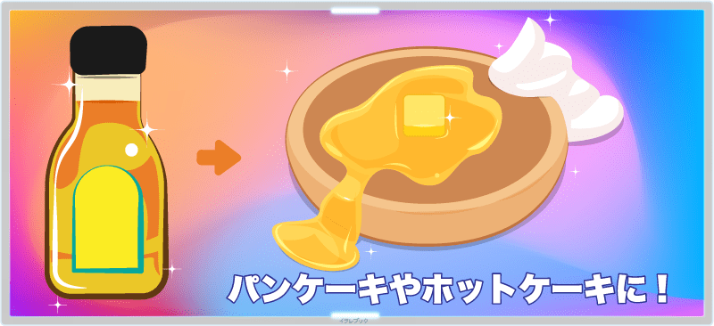 パンケーキやホットケーキに