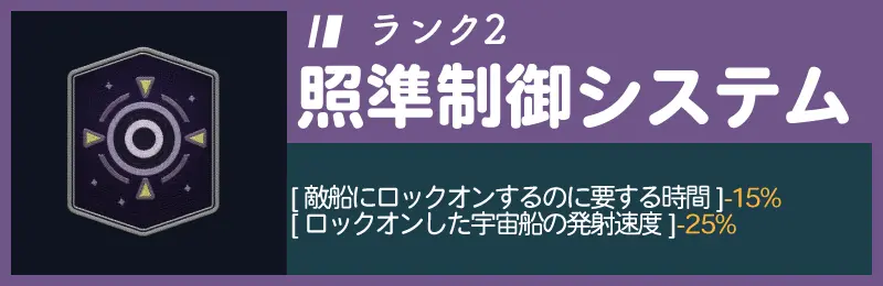 照準制御システムランク2