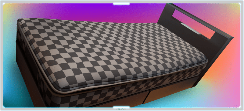 ベッドイラスト bed3l