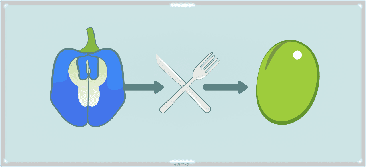 バタフライピーの味は豆。