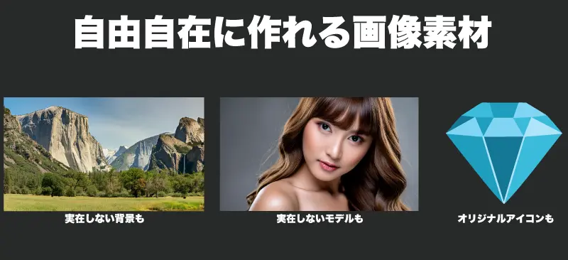 第4位 画像素材が簡単に作れるのイメージ