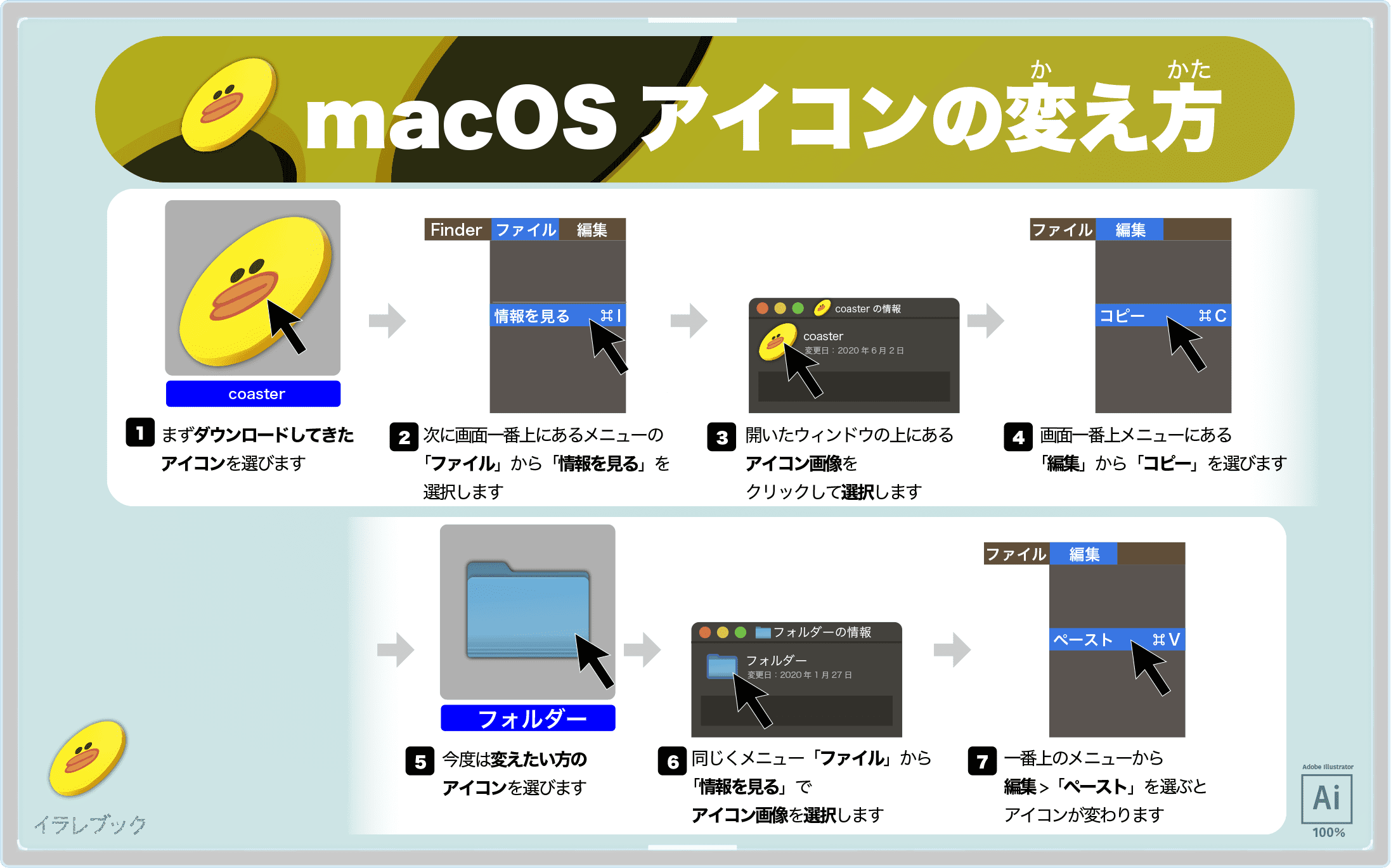 コースターアイコンダウンロード