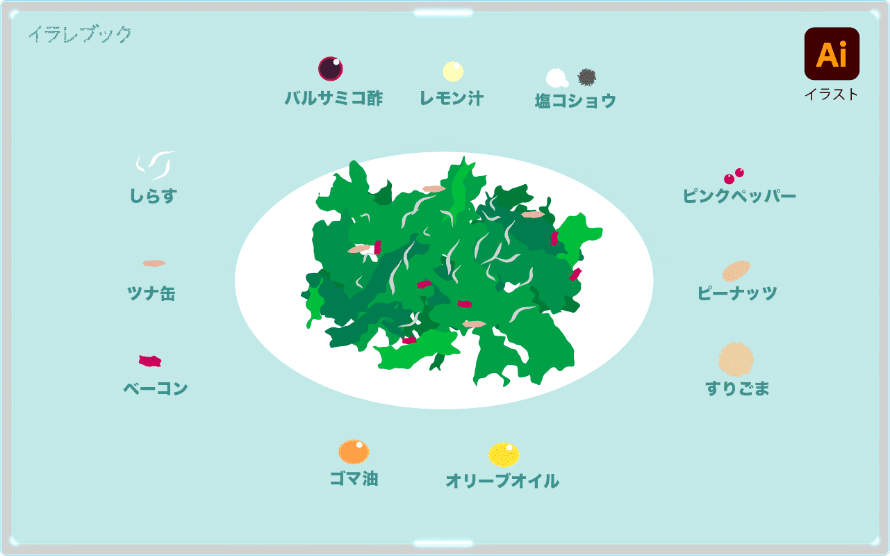 春菊のサラダ