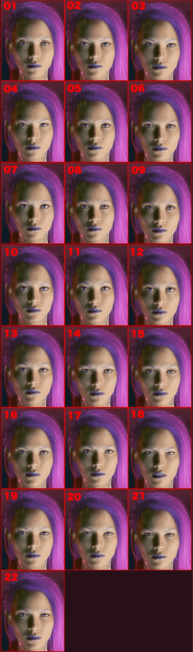 サイバーパンク2077 目 女性的