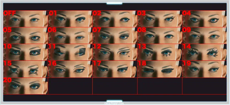 cyberpunk2077 EYE MAKEUP