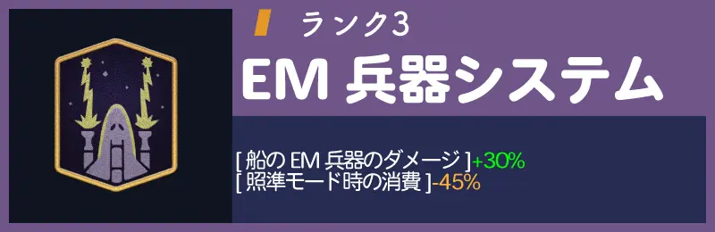 EM兵器システムランク3