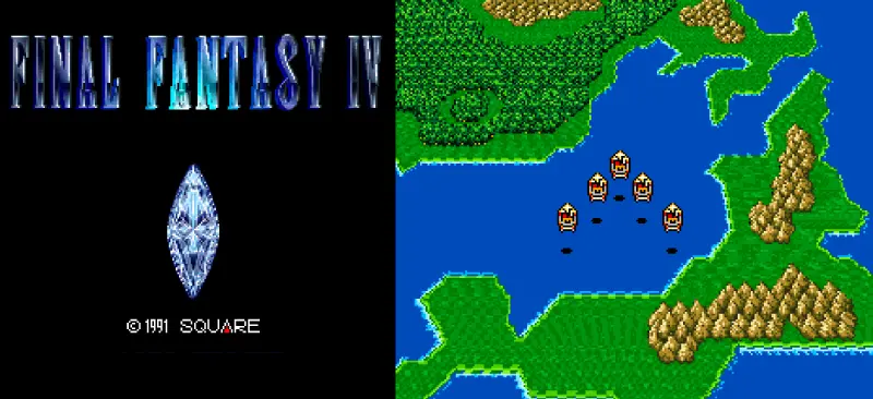 ファイナルファンタジーVIのゲーム画面