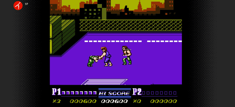 ダブルドラゴンIIザ・リベンジのゲーム画面