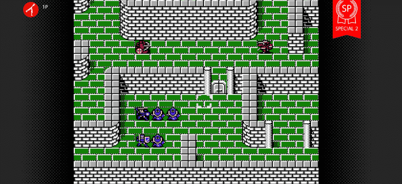 ファイアーエムブレム 暗黒竜と光の剣　トライアングルアタックバージョンのゲーム画面