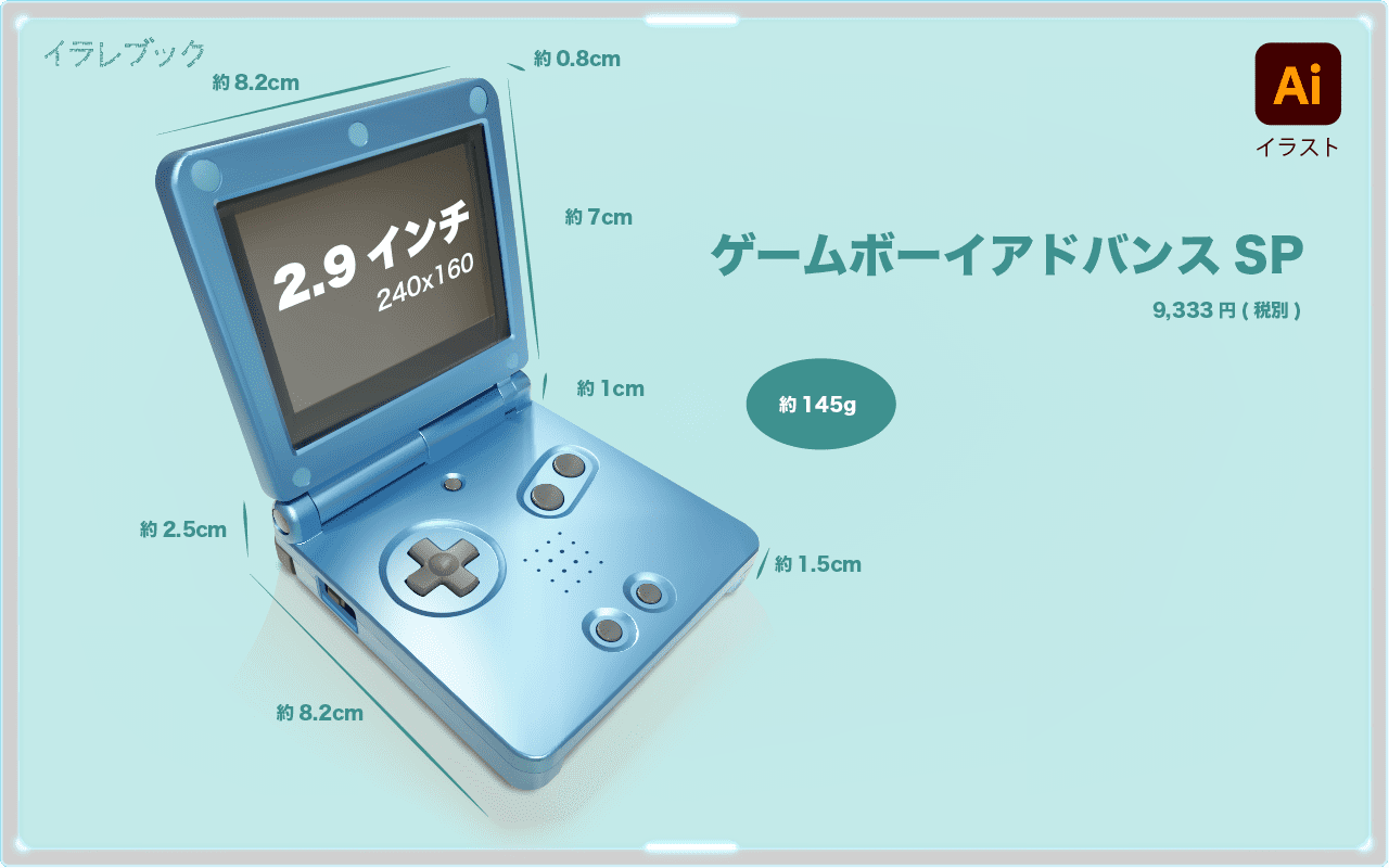 GameboyAdvanceSPの仕様