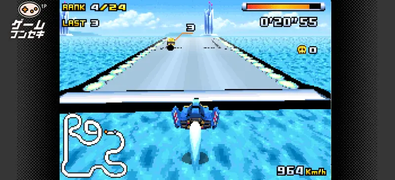 F-ZERO CLIMAXのゲーム画面