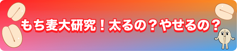 【もち麦大研究！太るの？やせるの？】カロリーと栄養を白米と比較！美味しすぎる麦とろ飯の起源も！