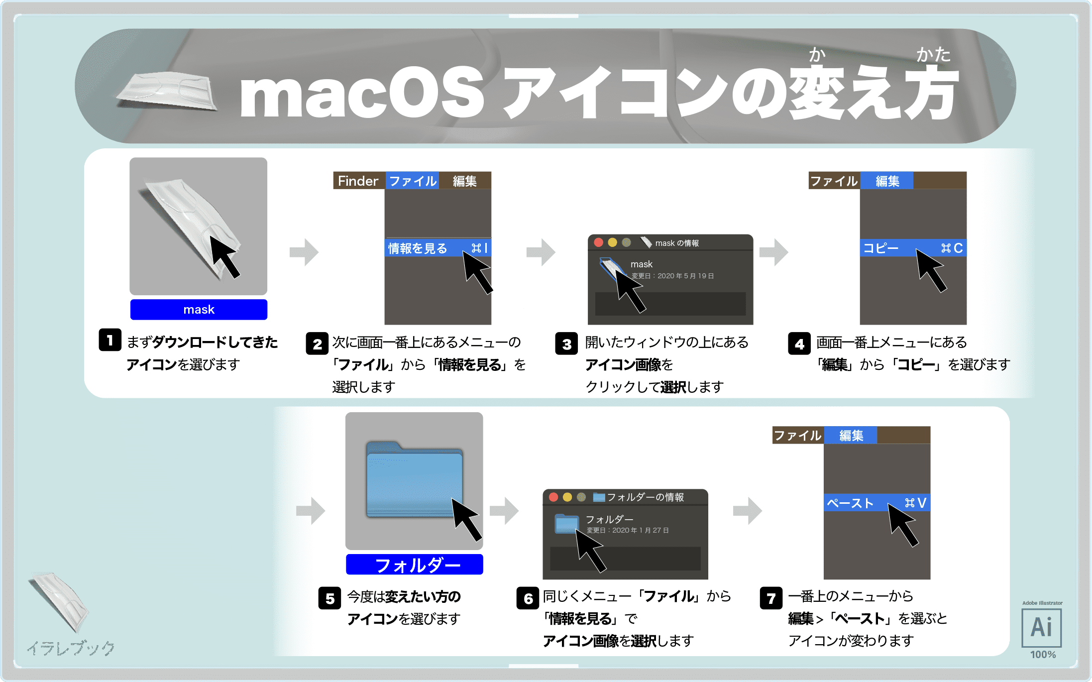 個包装マスクアイコンダウンロード