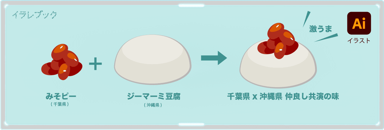 千葉県のみそピーと沖縄県のジーマーミ豆腐の共演を楽しむ