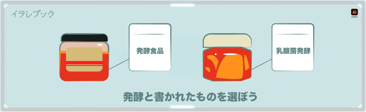 キムチは発酵と書かれたものを選ぶ