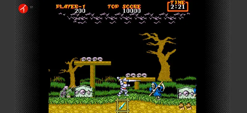 大魔界村のゲーム画面