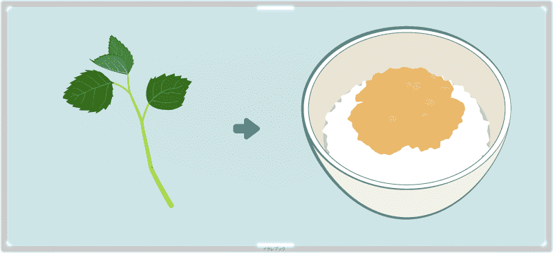 納豆に乗せて食べるのも美味しい