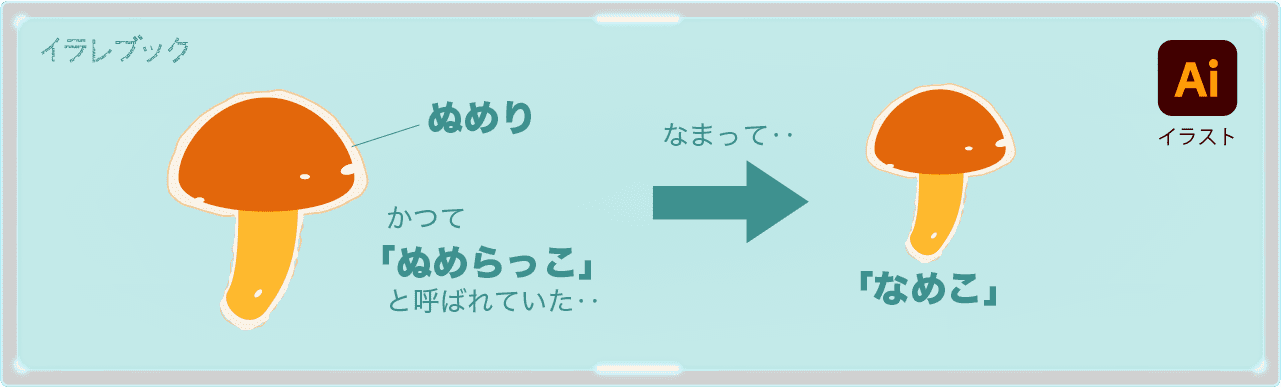 なめこの名前の由来はぬるぬるから