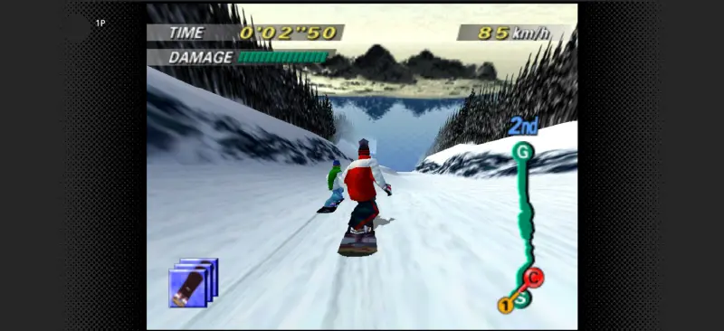 テン・エイティ スノーボーディングのゲーム画面
