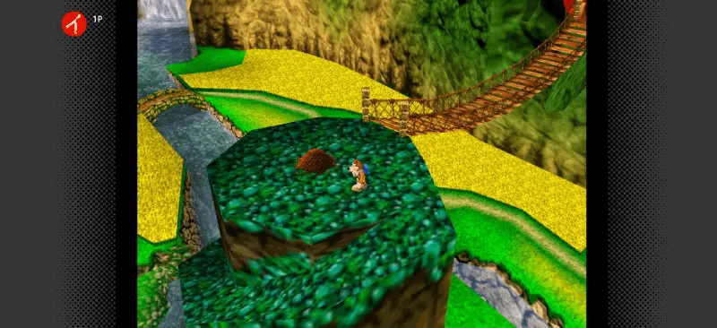 バンジョーとカズーイの大冒険のゲーム画面