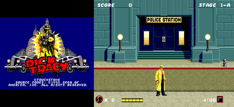 ディックトレイシーのスクリーンショット