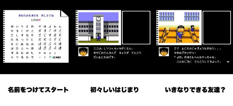 中山美穂のトキメキハイスクールの図解
