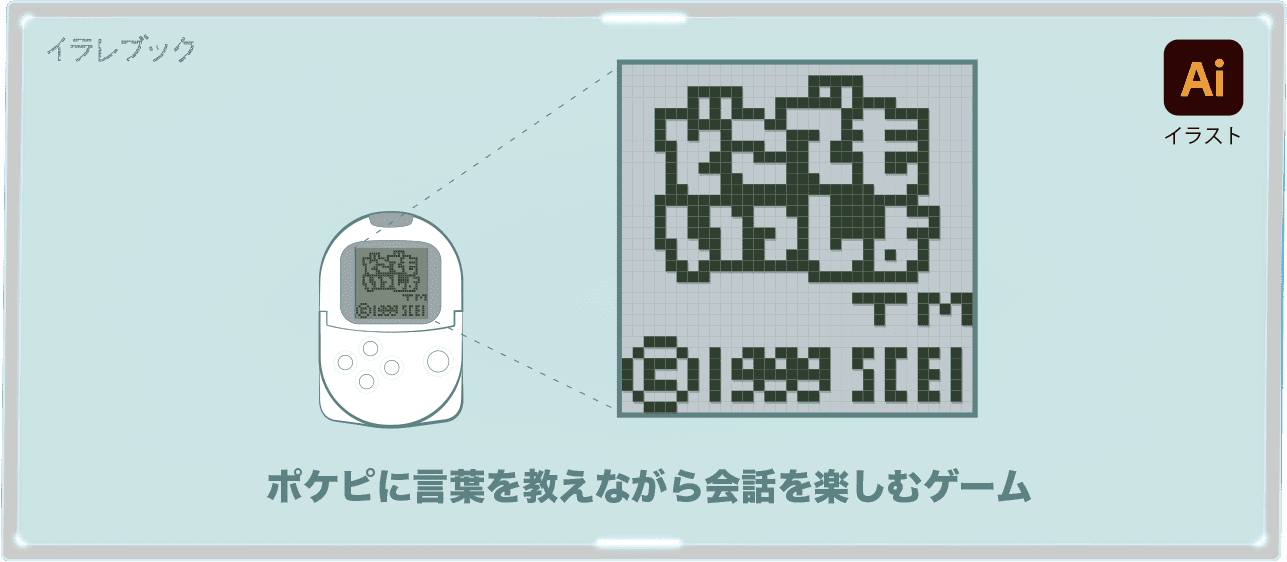 ポケットステーション版どこでもいっしょのタイトル画面