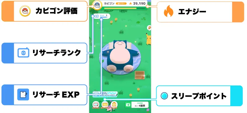 パラメータ一覧の名称