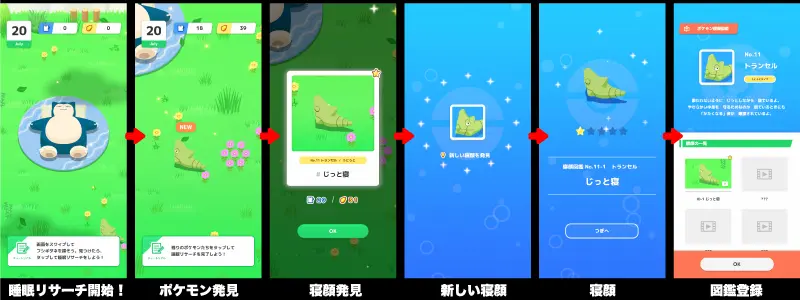 ポケモンリサーチ画面の見方