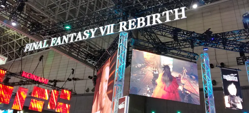 TGS2023 ファイナルファンタジー7Rebirthの会場写真