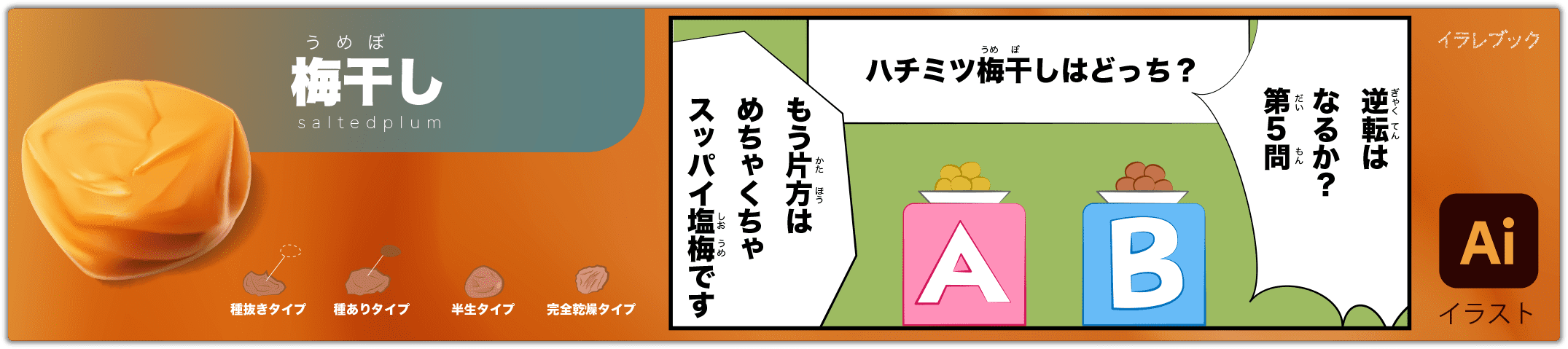 梅干しイラスト