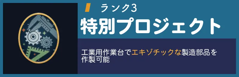 特別プロジェクトランク3