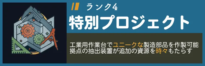 特別プロジェクトランク4