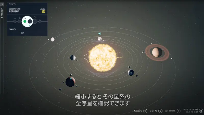 スターフィールドの全惑星