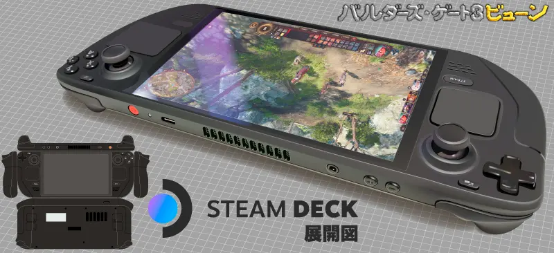 Steam Deck 展開図