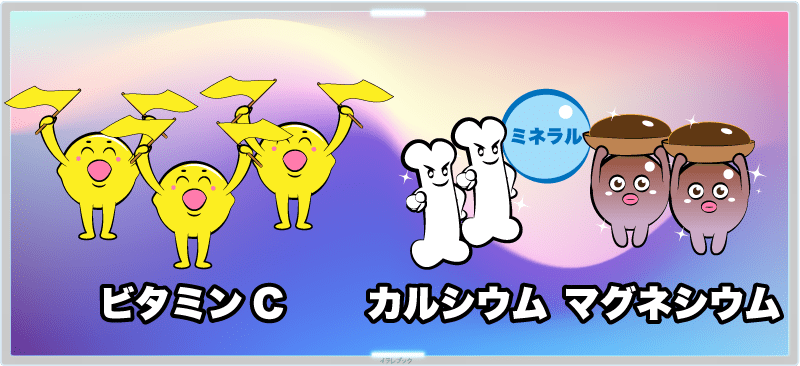 苺と言えばビタミンCやミネラルが多い