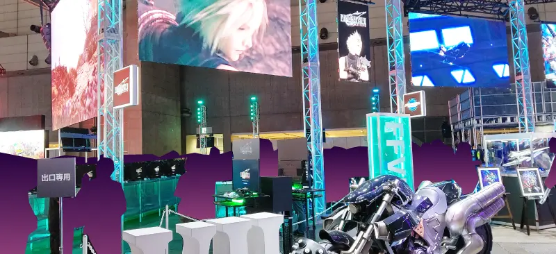 TGS2023 FF7 REBIRTHブース写真