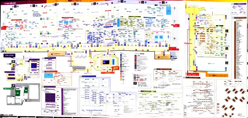 東京ゲームショウ2023のマップ