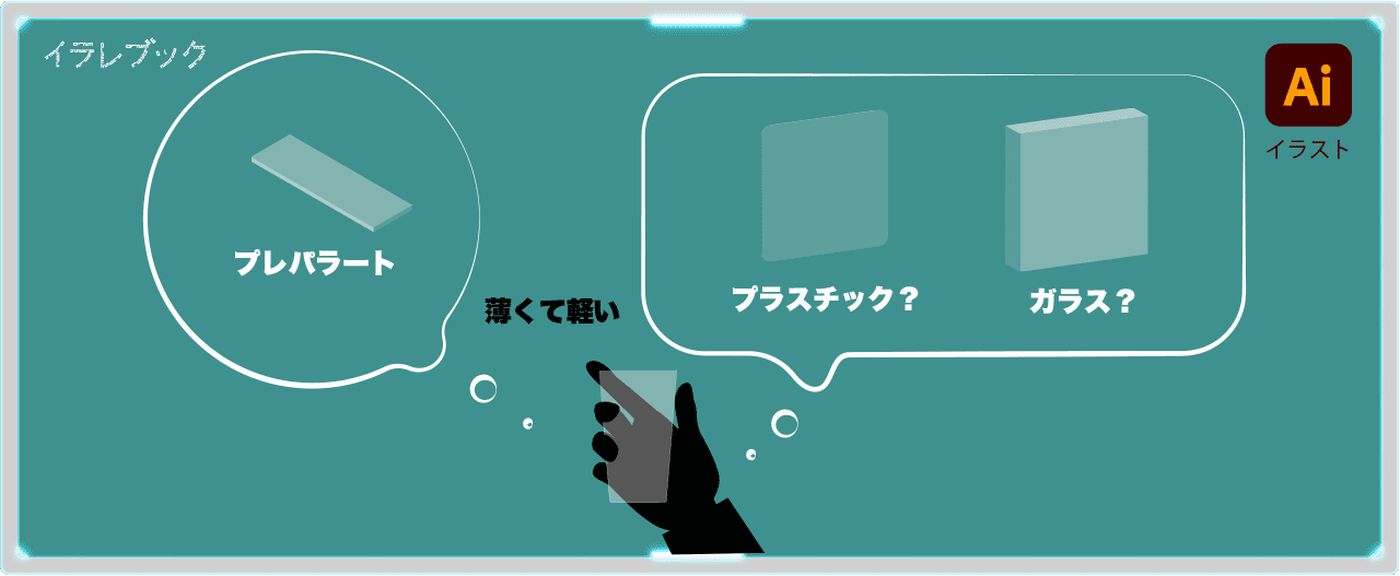 うすはりグラス。プレパラートかプラスチックかと思うくらい薄くて軽い!