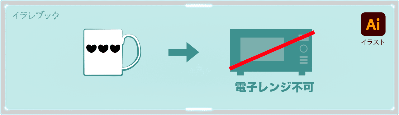 温感マグカップは電子レンジ不可