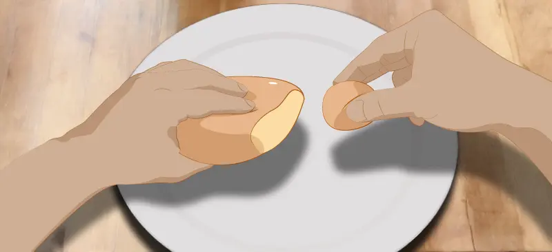 パンは手でちぎってOK!